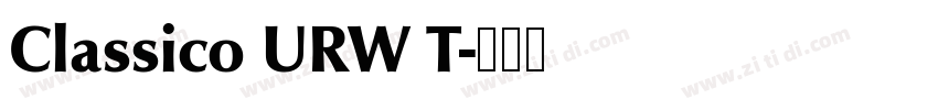 Classico URW T字体转换 Classico URW T字体转换